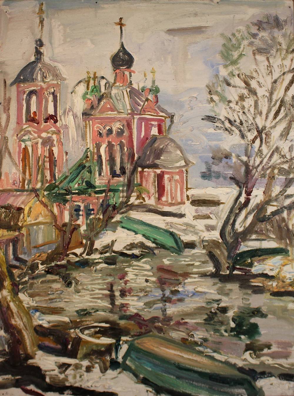 Зеленые лодки (Переславль-Залесский, церковь Сорока мучеников)