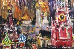 2 Праздничный салют, 2014 г., холст, масло, 150х110